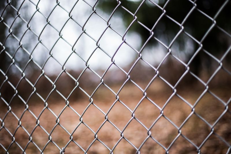 Chain Link Fence in a Commercial Setting